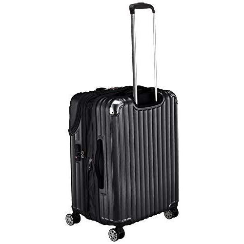 ★動作確認済み [トラベリスト] スーツケース ジッパー トップオープン モーメント 拡張機能付き 61L 64 cm 4.3kg ブラックヘアライ 【Z2277552046】(12686円)