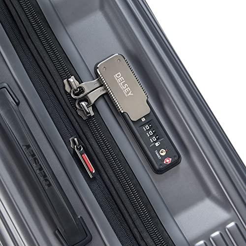 公式 グッズ [デルセー] SECURITIME ZIP セキュリタイム ジップ スーツケース メタリック スリム Mサイズ 中型 拡張 TSAロック セ? 【GMS8536257131】(30557円)
