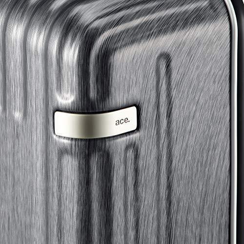 [エース トーキョー] スーツケース パリセイド2-F ケースカバー付 93L 5.1kg ヘアラインブラック 93L