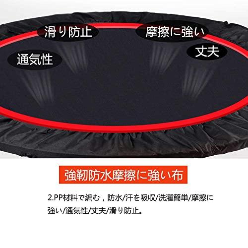 SUNSHINF トランポリン折りたたみ式で フィットネストランポリン 8本脚 大型 120cm 収納便利 静音の設計 ジム 家庭 SUNSHINF