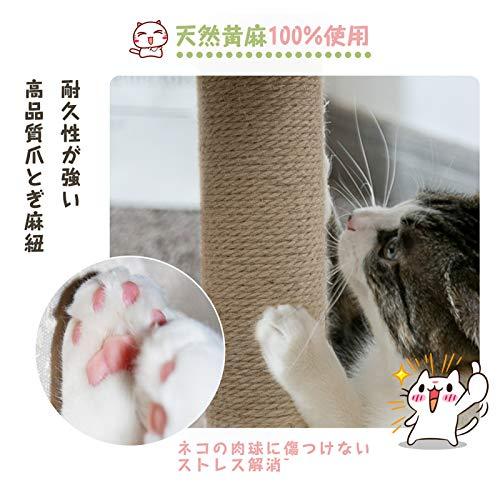 Mwpo 透明宇宙船 窓付きの透明ステップ 突っ張りタイプキャットタワー 透明ボール 透明ハンモック おうちで木? 