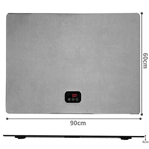 デジタルペット用体重計、犬や猫に向け、３つの測定モードあり、最大容量100Kg、容量精度10g、黒色、 90 x60cm 