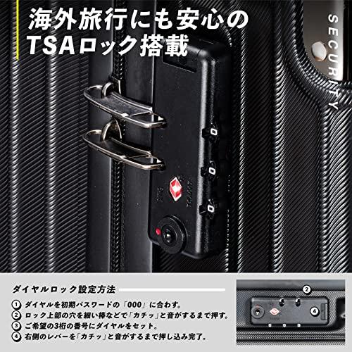 [C.jutro] スーツケース キャリーケース 【日本企業企画】 機内持ち込み キャリーバッグ ファスナータイプ TSAロ? 