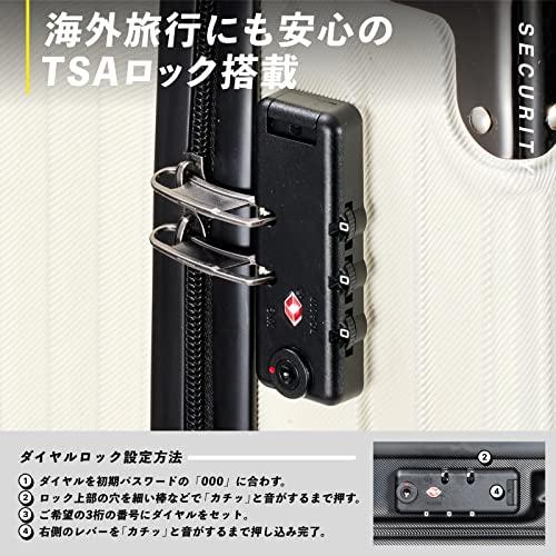 [C.jutro] スーツケース キャリーケース 【日本企業企画】 機内持ち込み キャリーバッグ ファスナータイプ TSAロ? 