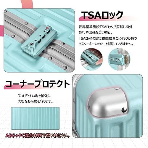 【ほぼ未使用】 [AnyZip] スーツケース キャリーバッグ キャリーケース 軽量 大型 静音 ダブルキャスター 耐衝撃 360度回転 TSAロ? 【2480556269】(13819円)