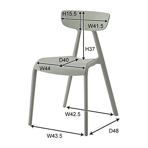 【最終値下げ】 東谷 ペルト チェア ホワイト 4脚セット CL-506WH-X4 【EIM6173968342】(22101円)
