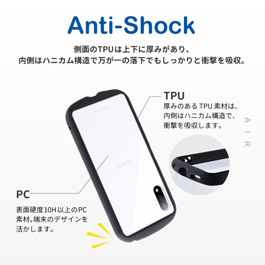 Xperia ace II SO-41B 本体 新品ガラスフィルム クリアケース Xperia Ace II SO-41B ケース カバー 耐衝撃背面クリアケース