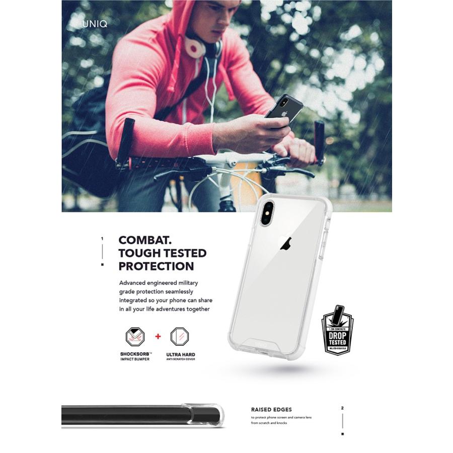 iPhone XS/X ケース Uniq ハイブリッドケース 耐衝撃 Combat アイフォンxs アイフォンx プレゼント ギフト |  | 01