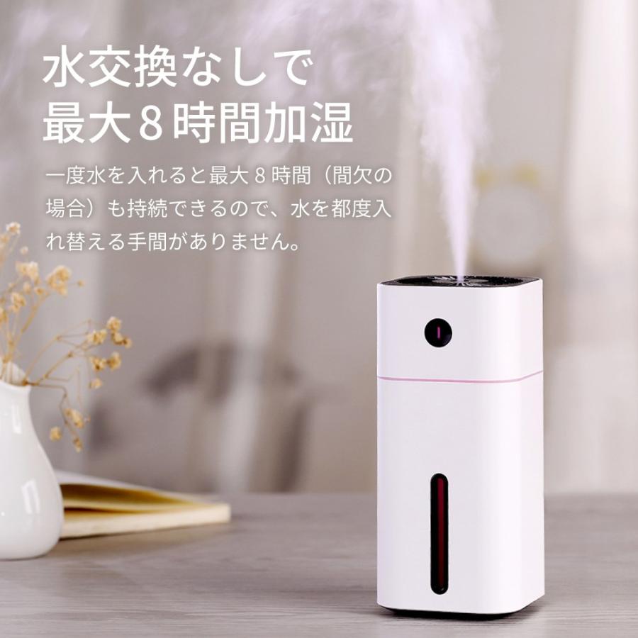7セット 卓上型加湿器 デジタル表示 リモコン付き 楽天市場】加湿器 卓上 オフィス 380ml 7色LEDライト付き 卓上