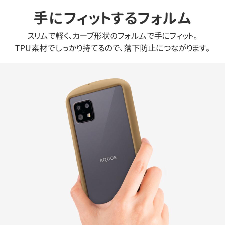 AQUOS sense6 SH-54B SHG05 ケース カバー 耐衝撃背面クリアケース