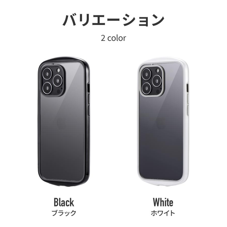 iPhone 13 Pro ケース カバー 耐衝撃ハイブリッドケース Duality 背面クリア｜ms-style｜06