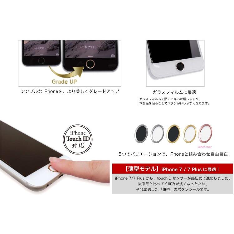 iPhone7 iPhone 7Plus対応 SE2も適合 指紋認証対応ホームボタン Rich