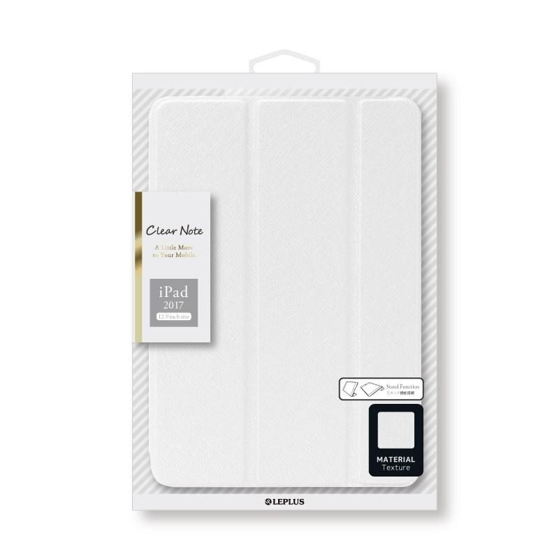 iPad Pro 12.9inch 背面クリアフラップケース Clear Note