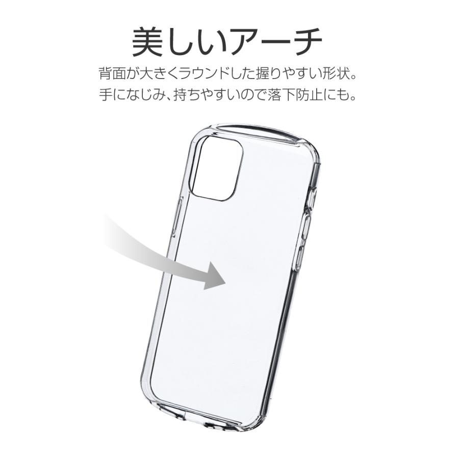 iPhone 12 mini 用 ケース リング クリア 透明 TPU 耐衝撃