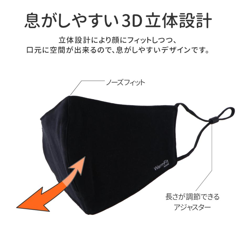 布マスク 洗える 抗菌 マスク WarmFit MASK ウォームフィットマスク 綿