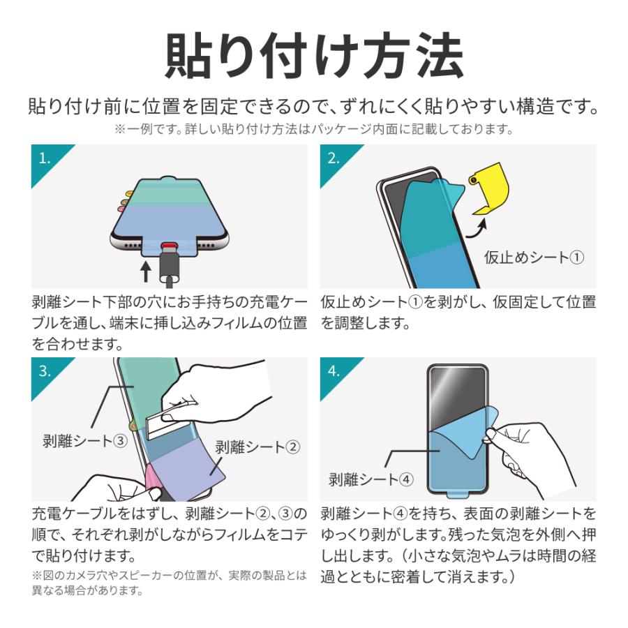 PriQ] Galaxy S23 SC-51D/SCG19 保護フィルム 「PREMIUM FILM」 全画面