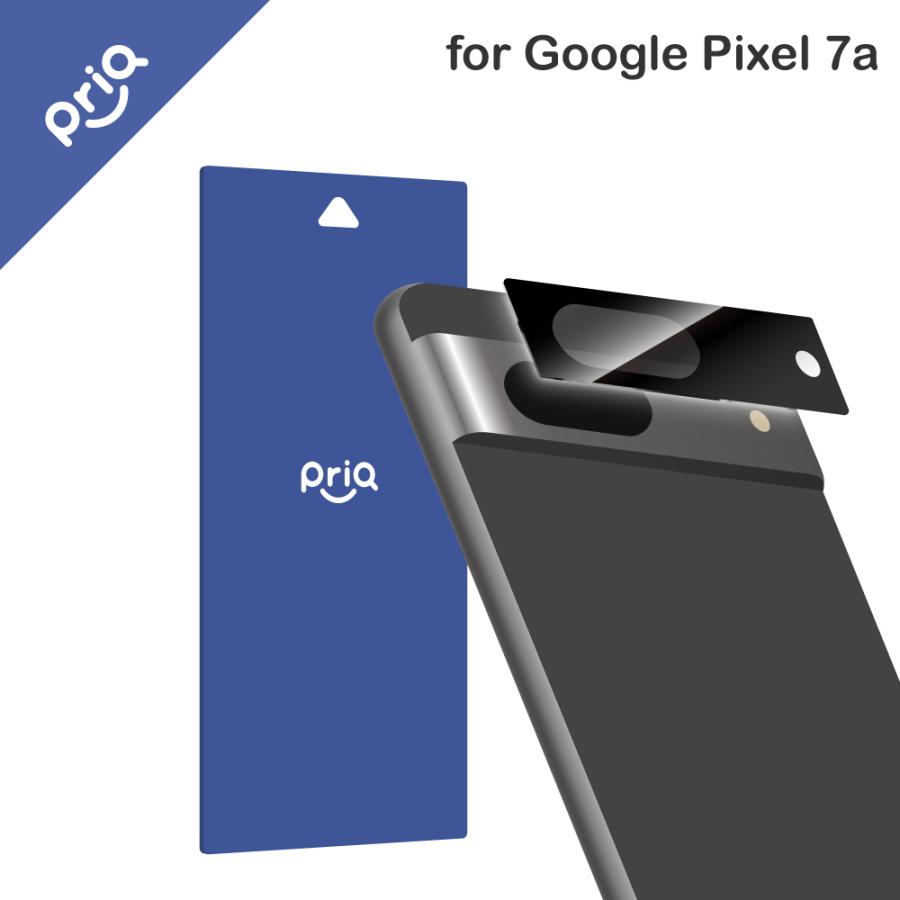 [PriQ] Google Pixel 7a レンズ保護ガラスフィルム 「GLASS PREMIUM FILM」 レンズ一体型 スーパークリア ...