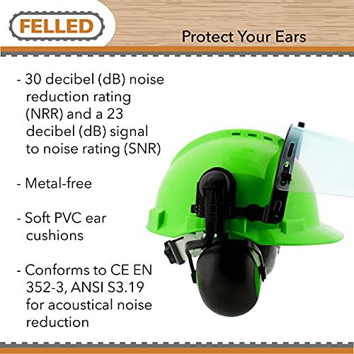 Felled Forestry Chainsaw Helmet with Face Shield and Ear Muffs Arb 並行輸入 - 1