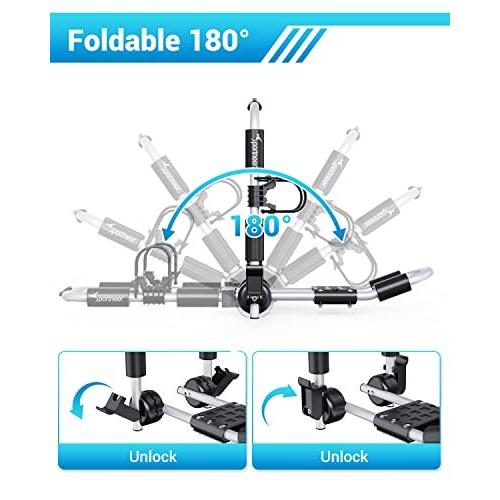 カヤック ルーフラック カヌーラック - Sportneer カヤック カーラック キャリアラック 折りたたみ式アルミニウム Jバー カ 並行輸入 カヤック