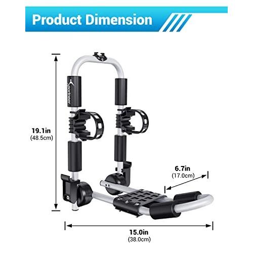 カヤック ルーフラック カヌーラック - Sportneer カヤック カーラック キャリアラック 折りたたみ式アルミニウム Jバー カ 並行輸入 カヤック