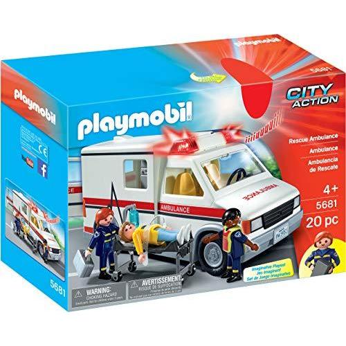 PLAYMOBIL Rescue Ambulance Playset 並行輸入