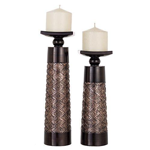 【一部予約販売】 Decorative Dublin - Holder Candle Candle 並行輸入 Decor Home  2 of Set Holder キャンドル作り用品