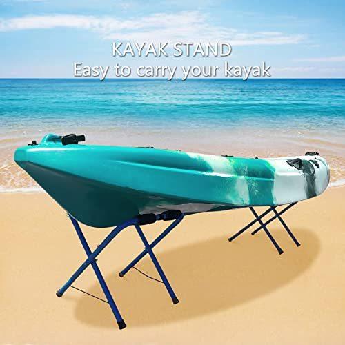 ★動作確認済み Nooew Newcod カヤックスタンド アルミポータブルボートスタンド カヌーストレージラック 屋内屋外使用 カヤックスツール ブル 並行輸入 【V2646167504】(14742円)