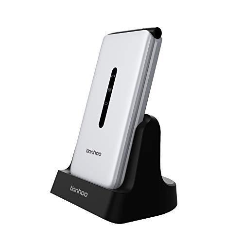 高齢者向けの折り畳み式携帯電話4GTianhoo大きなボタンでロック解除された高齢者向けの折り畳み式携帯電話大きなボタンで高齢者向けのデ 並行輸入