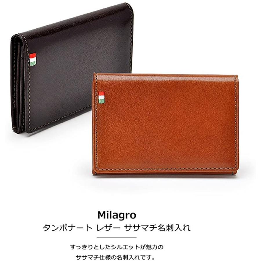 ずっと気になってた ミラグロ Milagro Cas562 革 パスケース レディース カードケース メンズ 名刺入れ ササマチ名刺入れ レザー タンポナート マネークリップ Binghamtonhots Com