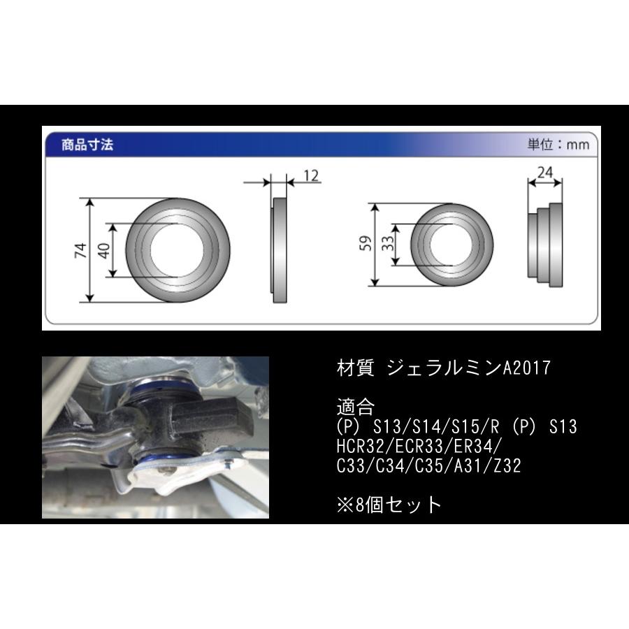 ディーマックス D-MAX D1 SPEC リアメンバーカラー S13/S14/S15 HCR32