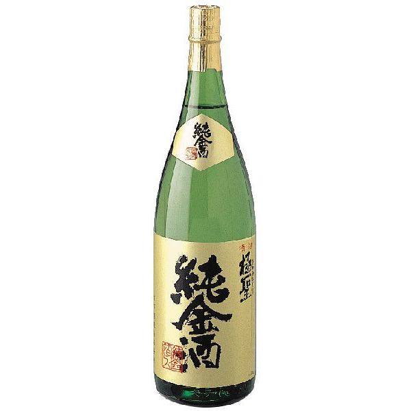 極聖 本醸造 純金酒 1800ml 【日本酒/岡山県/宮下酒造】 | 