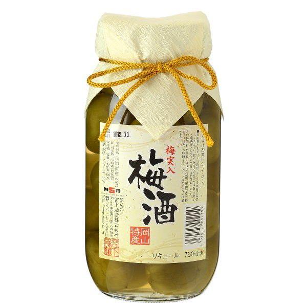 梅実入 梅酒 750ml 【梅酒/岡山県/宮下酒造】 | 