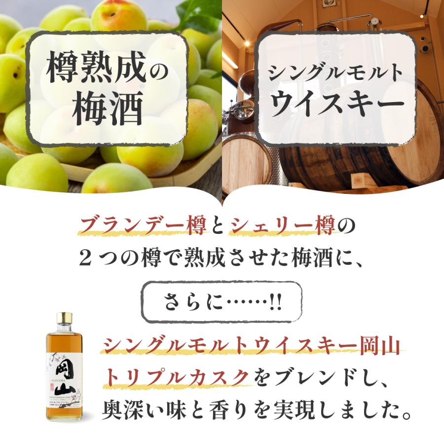 お歳暮 梅酒 ギフト 梅酒＆ウイスキー合奏 720ml プレゼント お中元 誕生日 母の日 敬老の日 お年賀 結婚祝い 内祝い お祝い お返し お礼 岡山 女性 母 人気 | 宮下酒造 | 03