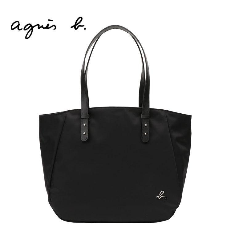 本日限定！agnes b アニエスベー ハンドバッグ A4収納可能 通勤ブラック agnes b.（アニエスベー） トートバッグ レディース 軽量 A4 通勤 通学