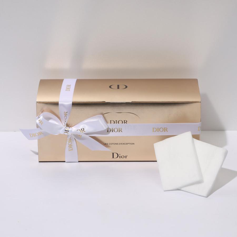 ディオール 海外並行輸入正規品 Dior コットン 美品 100枚入 ロゴ入り フェイシャルコットン レディース プレゼントギフト プチギフト オーガニック
