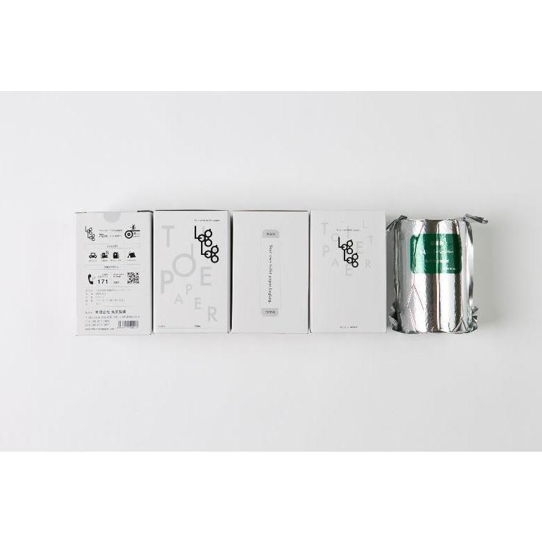 LogLog（ログログ）10年保証 備蓄 トイレットペーパー 丸英製紙 25箱 1ケース 個包装 自治体 企業 ノベルティ プレゼント 長期保存 お祝いの画像
