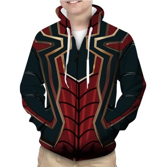 スパイダーマン 風コスプレ パーカー 子供服 キッズ 動きやすい 長袖 格好良い 変身ｔシャツ ボーイズ 男児 柔らかい Ps5 充実の品