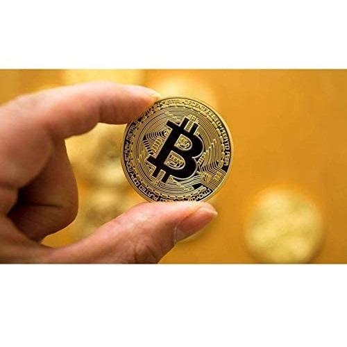 ビットコイン レプリカ Bitcoin replica 仮想通貨 金運グッズ ビットコイン ゴールド（金）5枚セット ゴルフマーカー マグネット 高品質版｜mscorp｜05