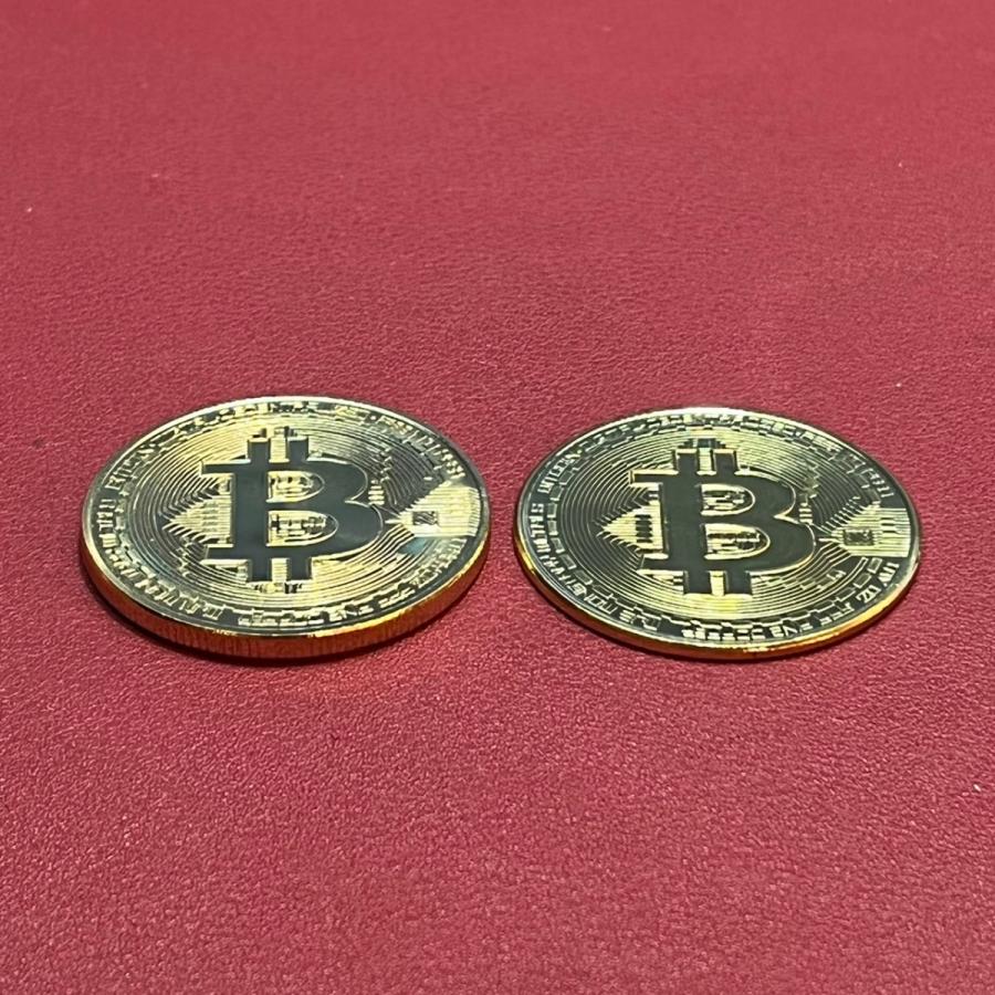 ゴルフマーカー ビットコイン レプリカ Bitcoin replica 仮想通貨 金運グッズ ゴールド（金）2枚セット マグネット 高品質版 :  エムズコーポレーション - 通販 - Yahoo!ショッピング