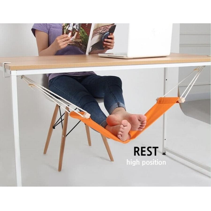 足置き ハンモック フットレスト デスク 足休め 足ハンモック ブラック Amazon | Blue island フットレスト ハンモック式 足休め 足置き