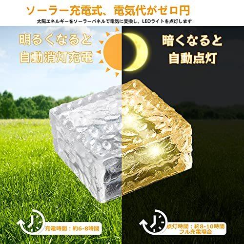 ソーラーライト ガーデンライト 屋外 7cm角サイズ 防水 おしゃれ