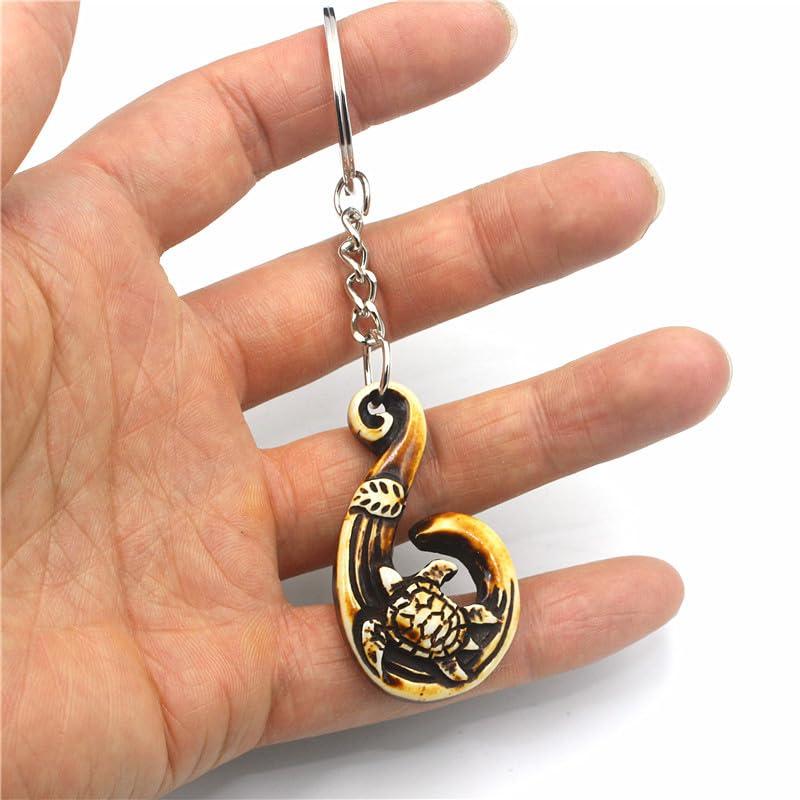 ハワイ　キーホルダー ハワイアン キーホルダー サーフボード型 ブルーハイビスカス