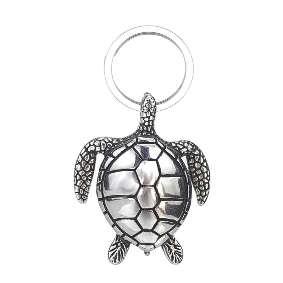 ハワイお土産 キーホルダー ホヌ ウミガメ (メタルホヌ) : エムズ