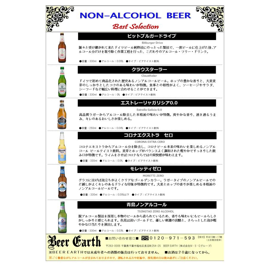 MORETTI お中元 夏ギフト 世界のノンアルコールビール 12本 飲み比べ