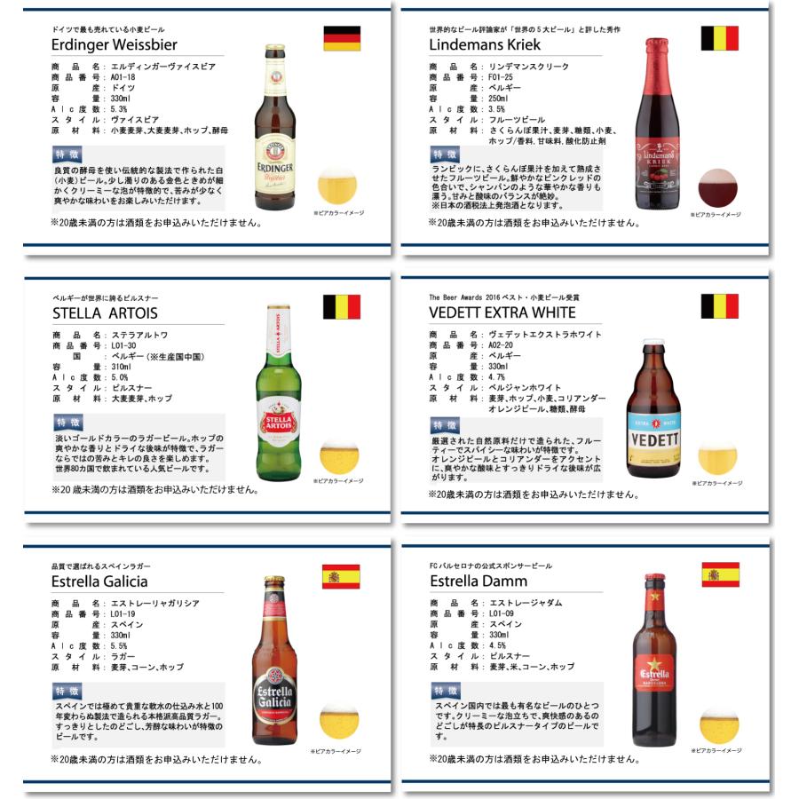 ビール カタログギフト 5,000円コース お酒 ギフト 選べるギフト 世界のビール19種類とおつまみ10種類から自由に6個選べる BEER EARTH WORLD BEER SELECT 6 |  | 02