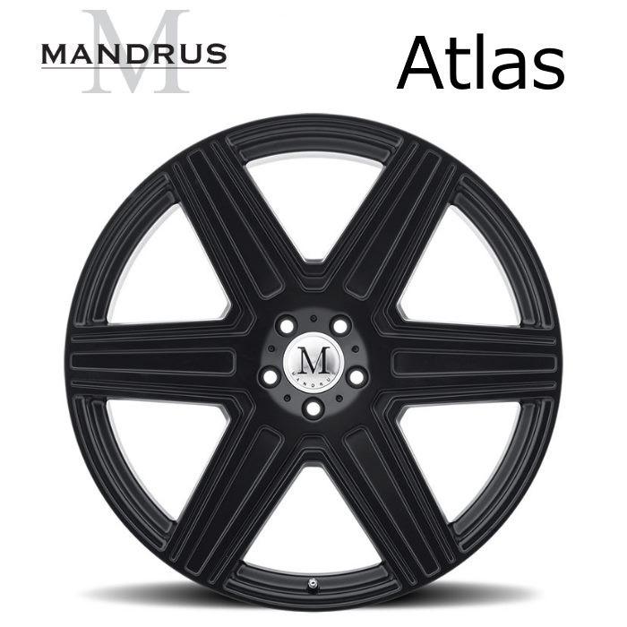 Mandrus Atlas 9 5 マンドラス 112 Mandrus Tsw 18インチ 5h 5h アトラス Atlas 53 マットブラック 1本 101 Man Atl B 8 ミヤデラタイヤ