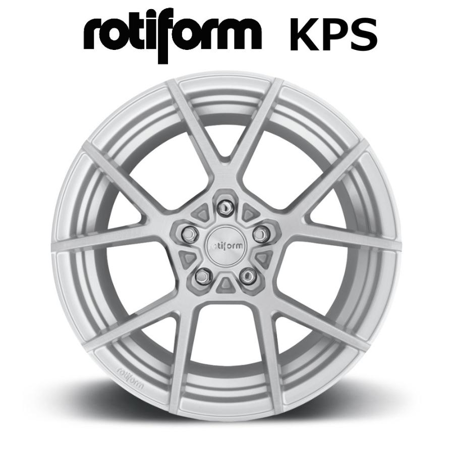 ROTIFORM KPS 20インチ 8.5 5H 112 +45 Brushed with Silver Lip 1本 
