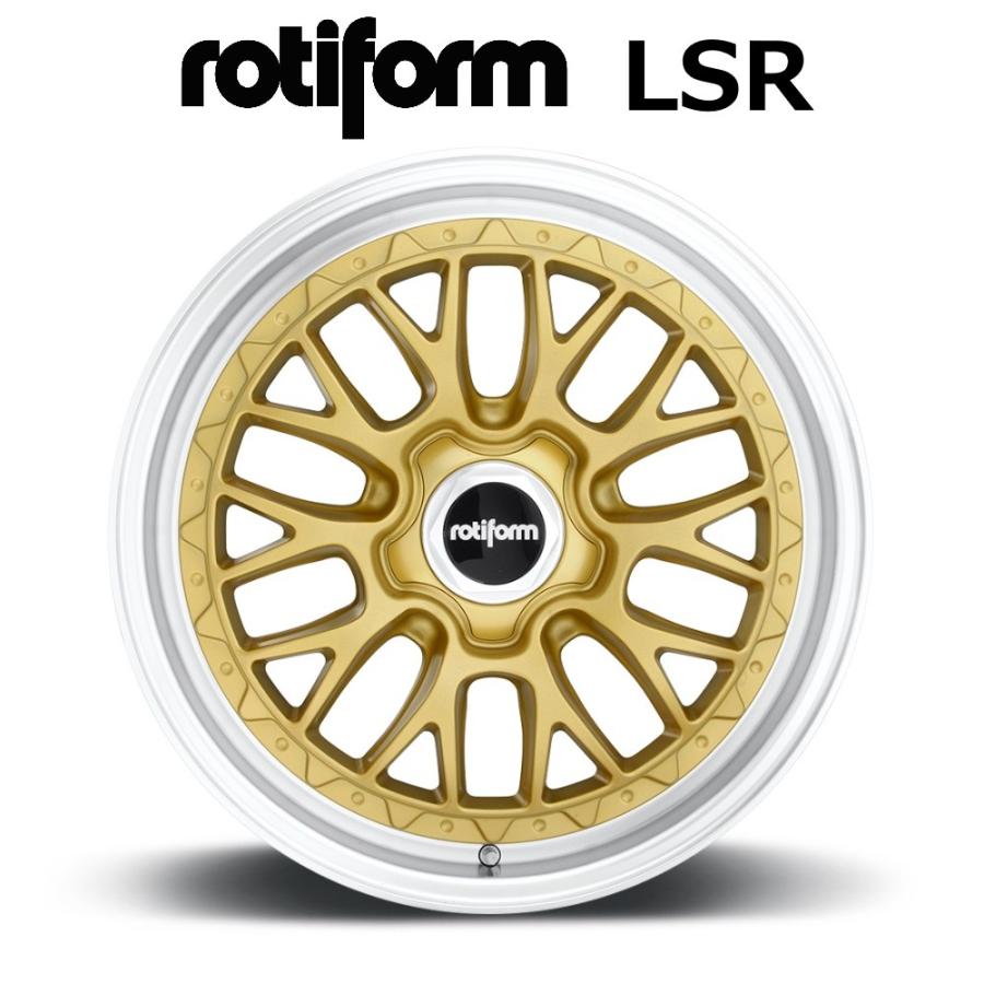 ROTIFORM LSR 19インチ 8.5 5H 112 +45 gold machine 1本 ROTIFORM LSR 19インチ 8.5 5H 112 +45 gold machine 1本