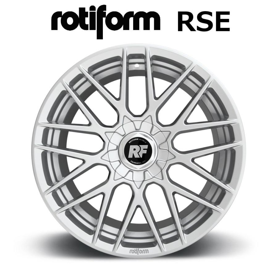 ROTIFORM RSE 19インチ 8.5 5H 112/114.3(マルチ) +45 Silver 1本