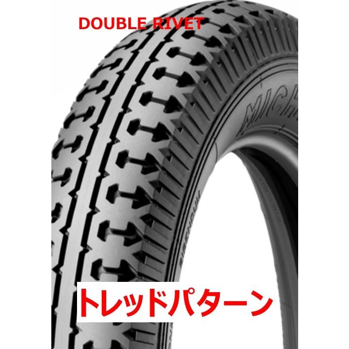 ON　2本セット ミシュラン MICHELIN DOUBLE RIVET 6.50/7.00×20 TT 1本